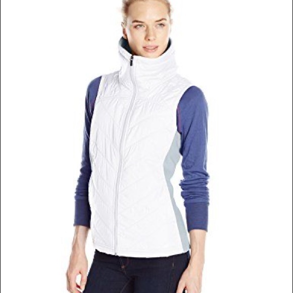 Columbia Jackets & Blazers - Columbia Mix It Around Vest in White & Earl Gray, Size S